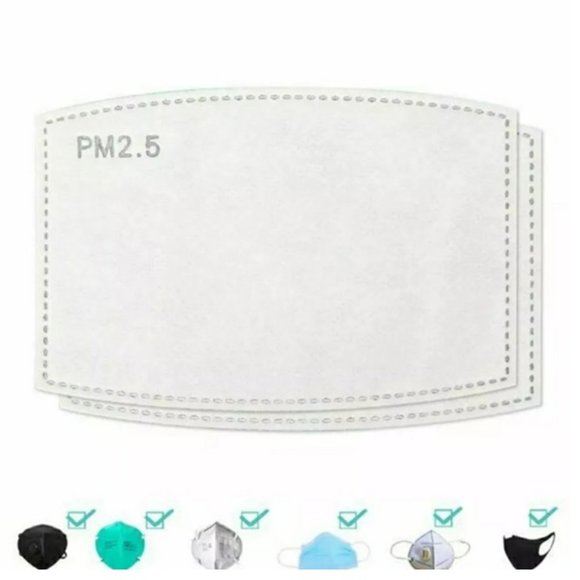 PM2.5 Activated Carbon Replacement Mask Filters - Picture 5 of 9